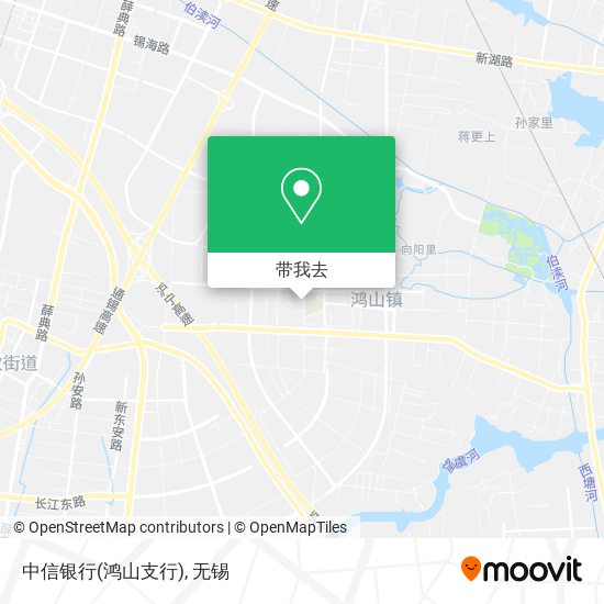 中信银行(鸿山支行)地图