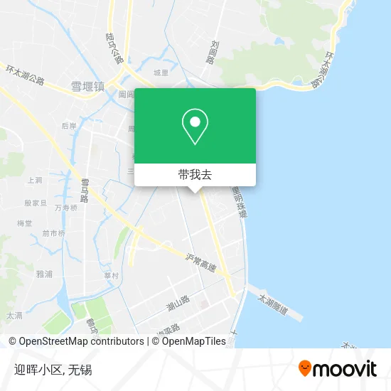 迎晖小区地图