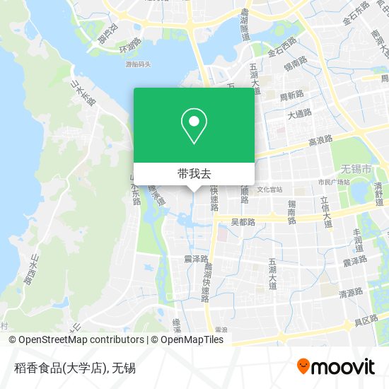 稻香食品(大学店)地图