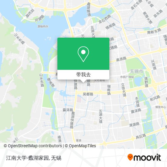江南大学-蠡湖家园地图