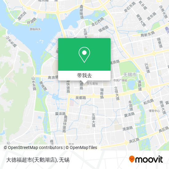 大德福超市(天鹅湖店)地图