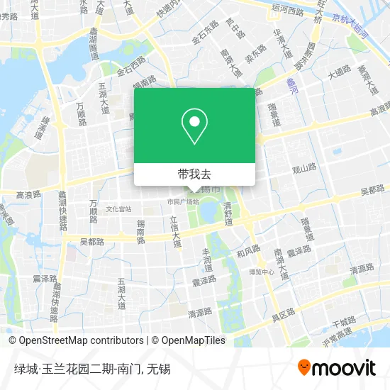 绿城·玉兰花园二期-南门地图
