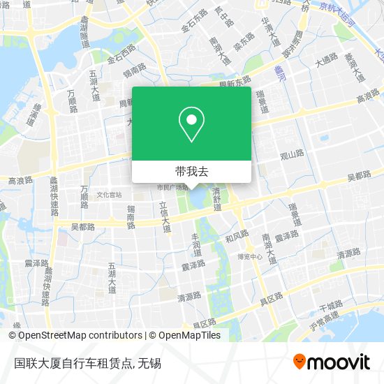 国联大厦自行车租赁点地图