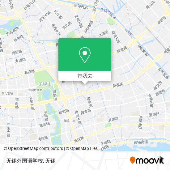 无锡外国语学校地图