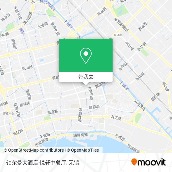 铂尔曼大酒店-悦轩中餐厅地图