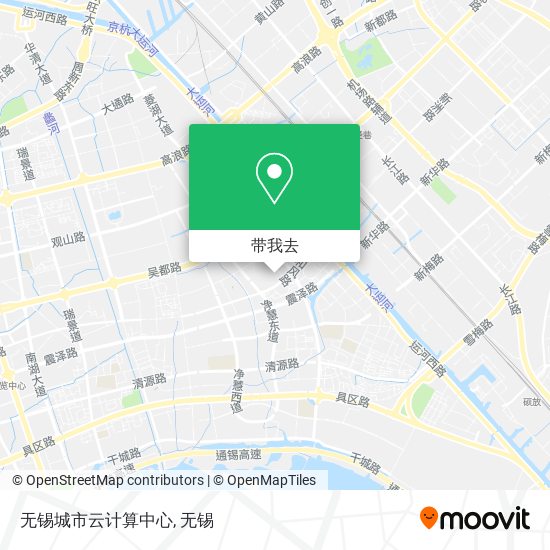 无锡城市云计算中心地图