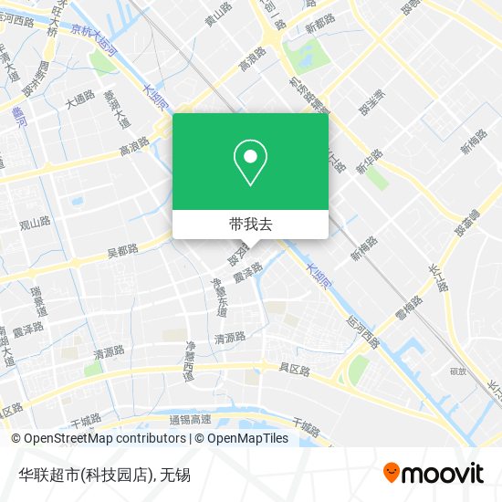 华联超市(科技园店)地图