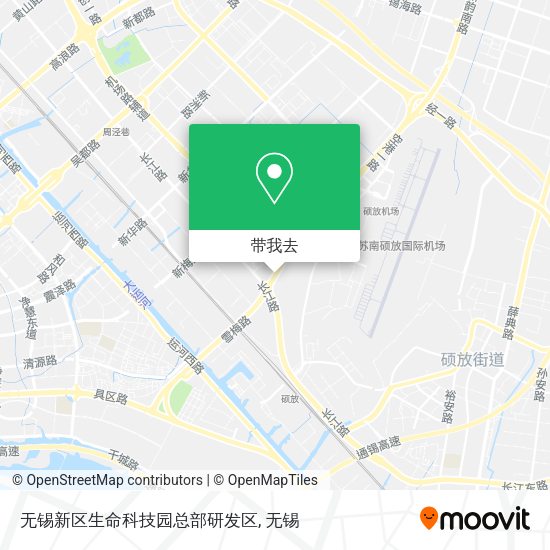 无锡新区生命科技园总部研发区地图
