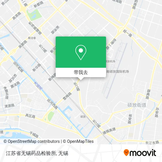 江苏省无锡药品检验所地图