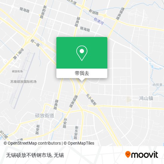 无锡硕放不锈钢市场地图