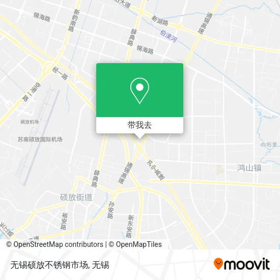 无锡硕放不锈钢市场地图