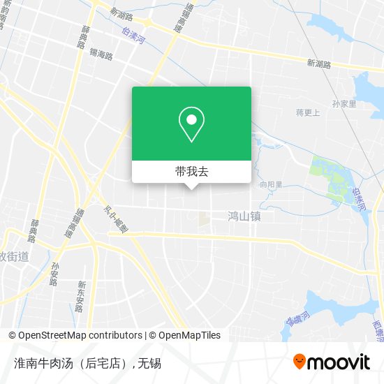 淮南牛肉汤（后宅店）地图