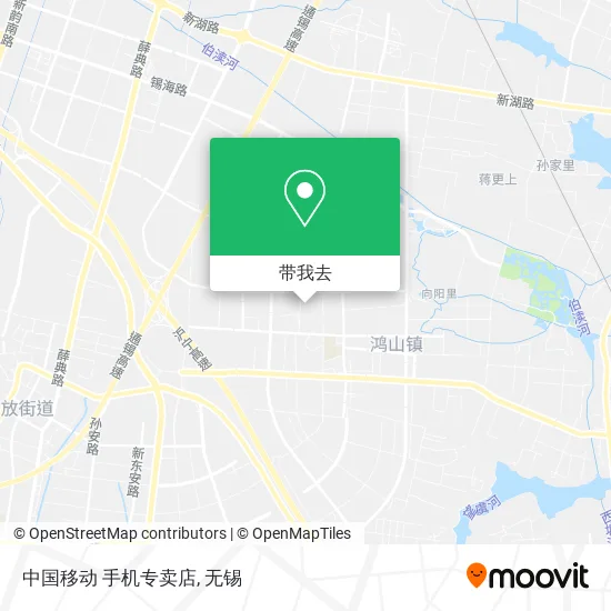 中国移动  手机专卖店地图