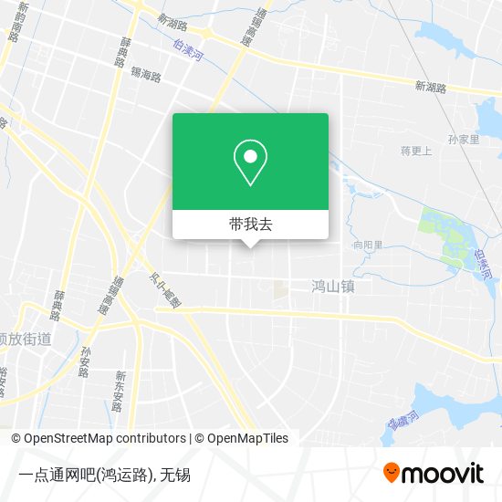 一点通网吧(鸿运路)地图