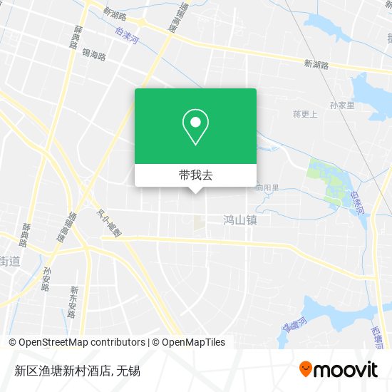 新区渔塘新村酒店地图