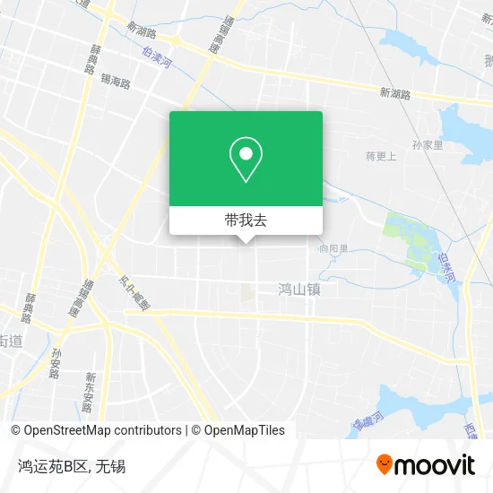 鸿运苑B区地图