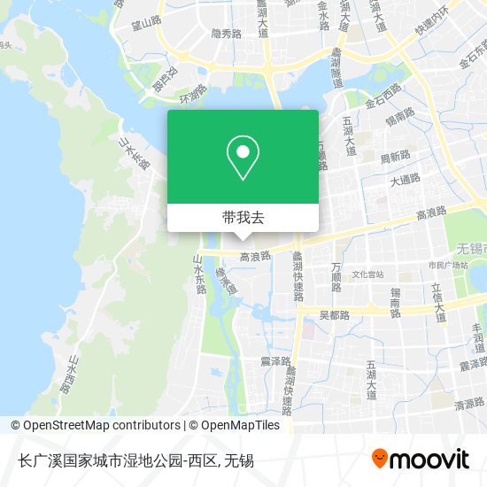 长广溪国家城市湿地公园-西区地图