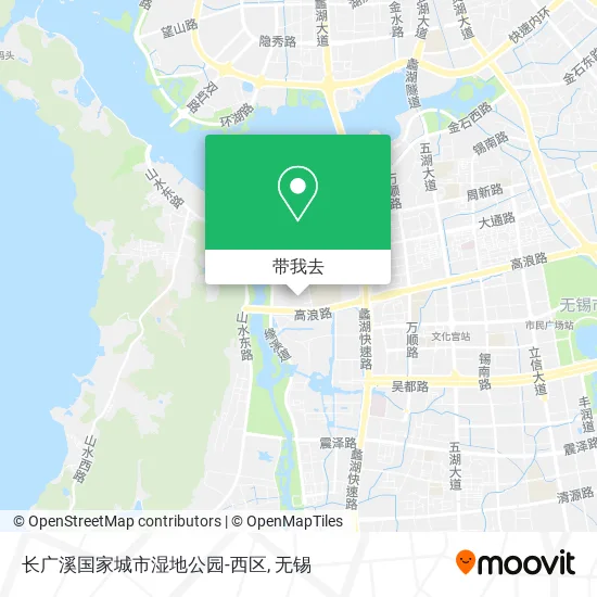 长广溪国家城市湿地公园-西区地图