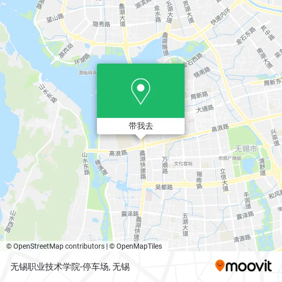 无锡职业技术学院-停车场地图