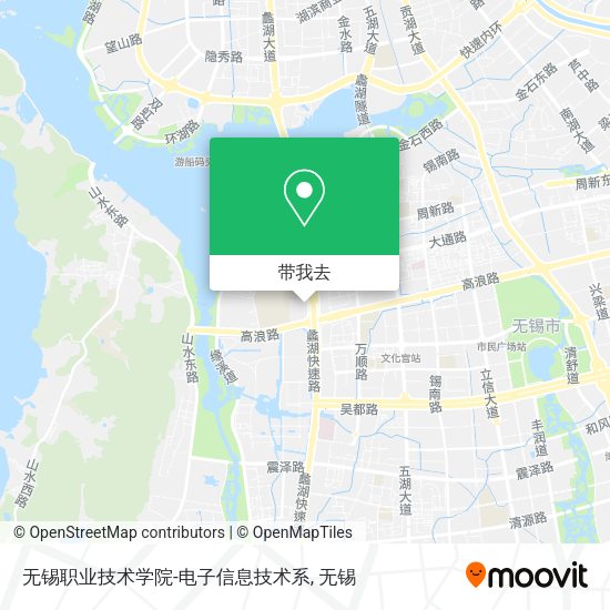 无锡职业技术学院-电子信息技术系地图