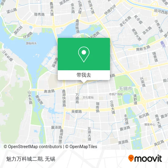 魅力万科城二期地图