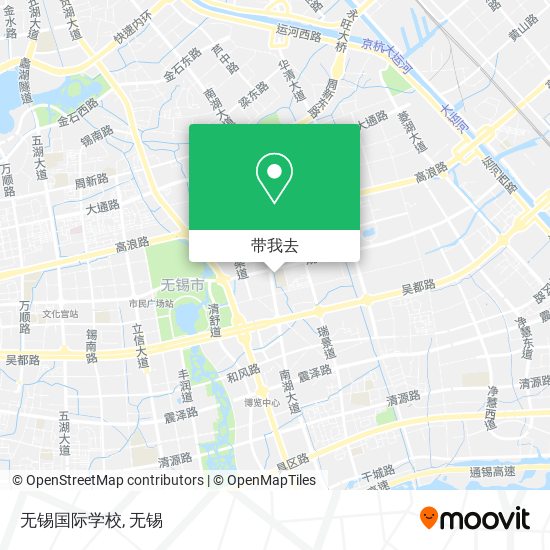 无锡国际学校地图