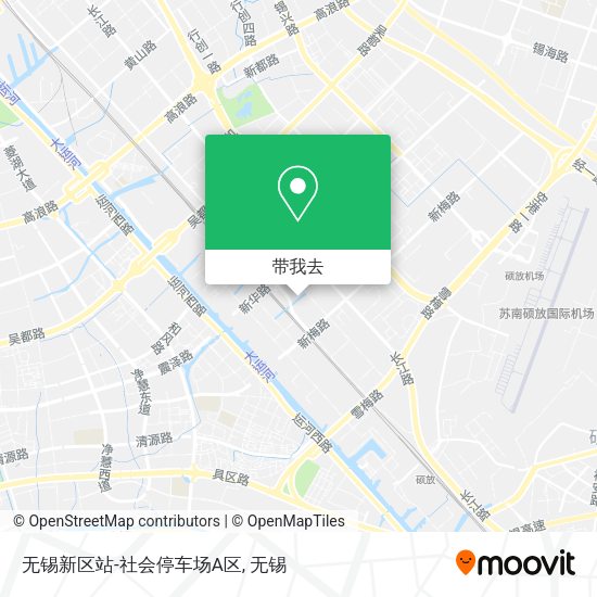 无锡新区站-社会停车场A区地图