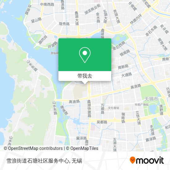 雪浪街道石塘社区服务中心地图