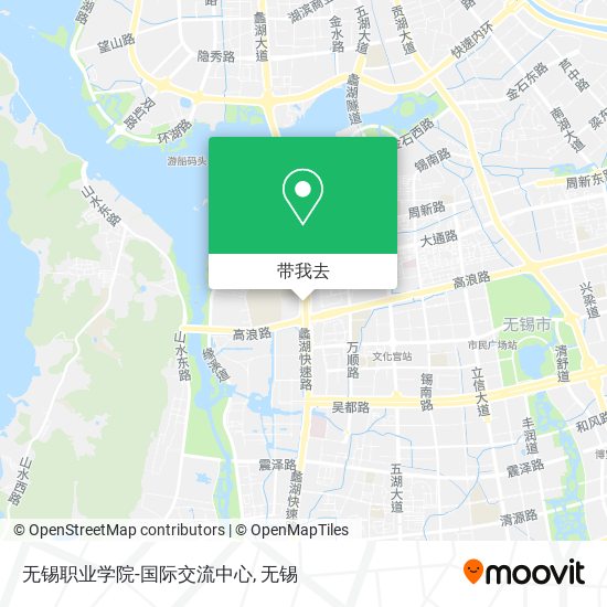 无锡职业学院-国际交流中心地图