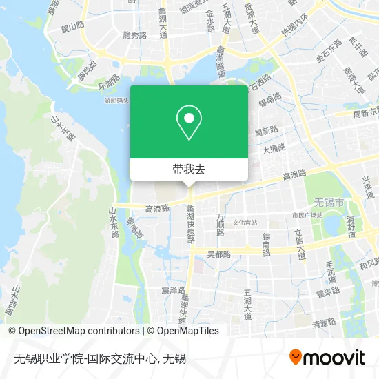 无锡职业学院-国际交流中心地图