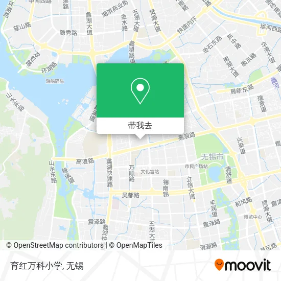 育红万科小学地图