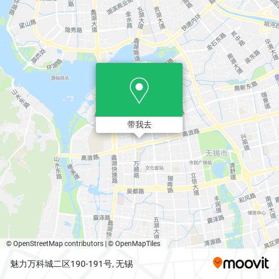 魅力万科城二区190-191号地图