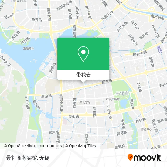 景轩商务宾馆地图