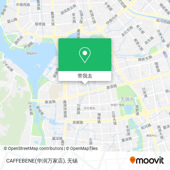 CAFFEBENE(华润万家店)地图
