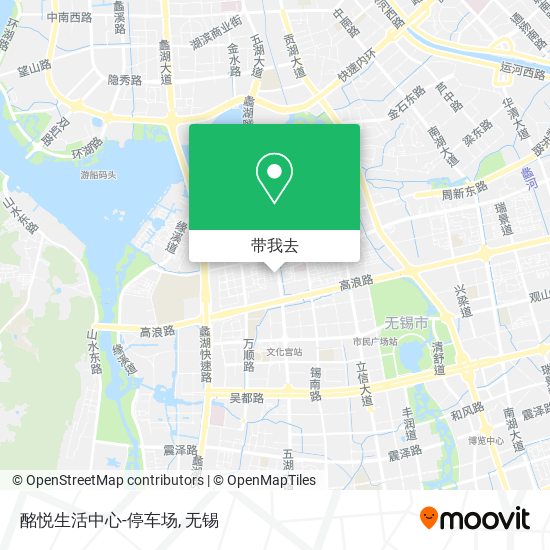酩悦生活中心-停车场地图