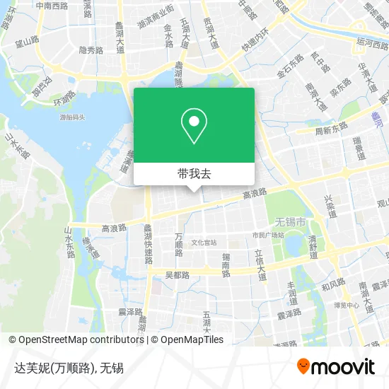 达芙妮(万顺路)地图