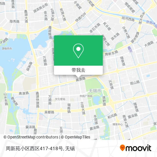 周新苑小区西区417-418号地图