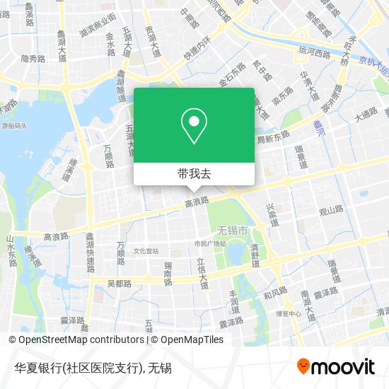 华夏银行(社区医院支行)地图
