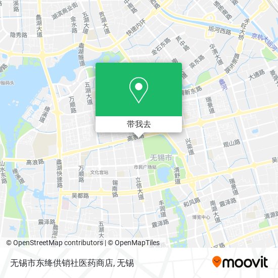 无锡市东绛供销社医药商店地图