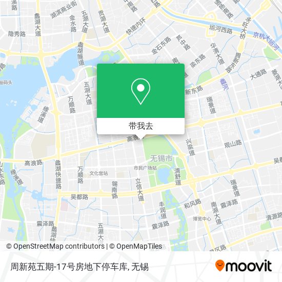 周新苑五期-17号房地下停车库地图