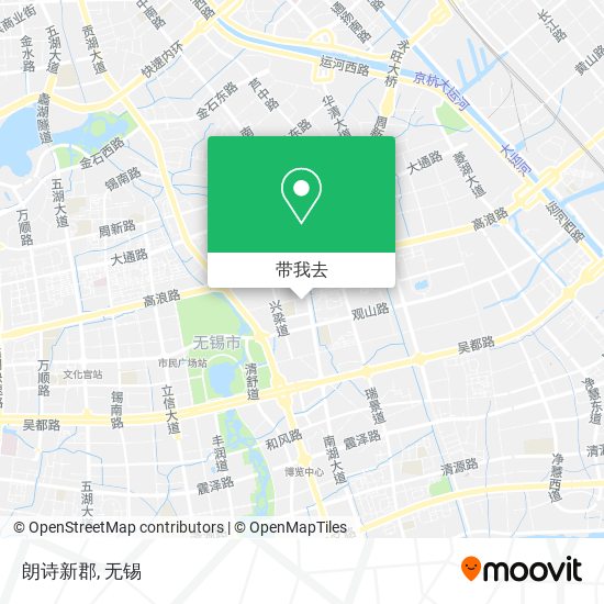 朗诗新郡地图