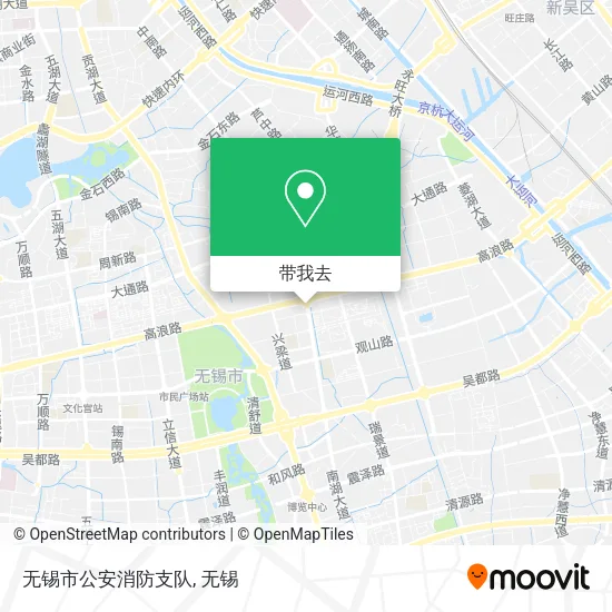无锡市公安消防支队地图
