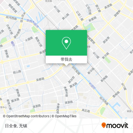 日全食地图