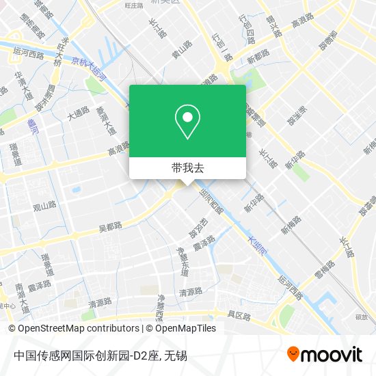中国传感网国际创新园-D2座地图