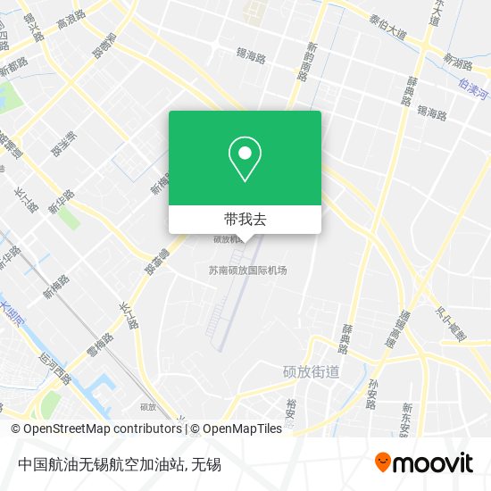 中国航油无锡航空加油站地图
