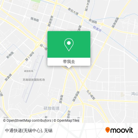 中通快递(无锡中心)地图