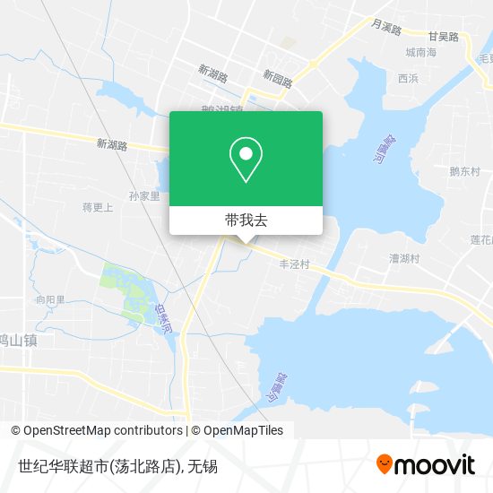 世纪华联超市(荡北路店)地图