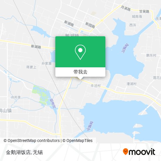 金鹅湖饭店地图