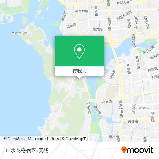 山水花苑-南区地图
