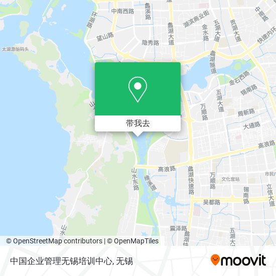 中国企业管理无锡培训中心地图